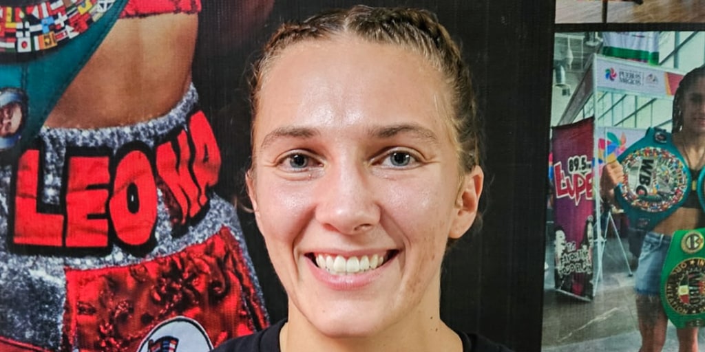 An up-and-coming boxer 26-year-old Hannah Rapp has been killed after a driver struck her with his car while she was riding her bike in Brazos County, Texas. <ht