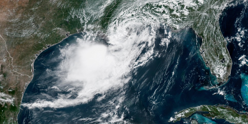 Tropical Storm Bertha makes landfall on the southern tip of Louisiana, packing strong winds far from its center after closing beaches from the Florida Panhandle