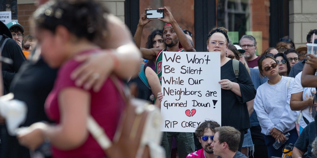 Witness video showing a police officer fatally shooting a man armed with a knife in Madison, Wisconsin, is raising questions about why lethal force was used aft
