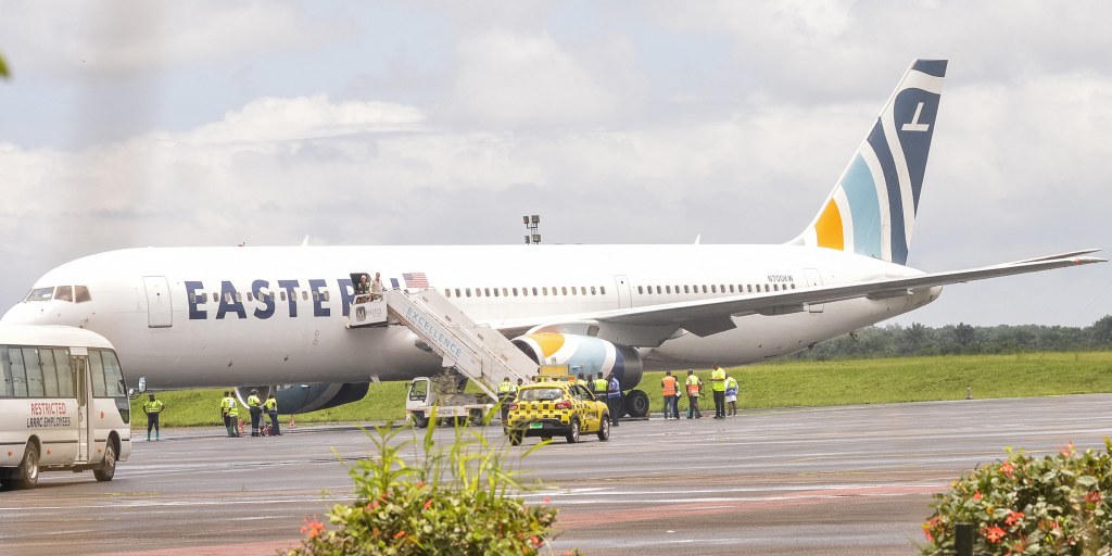 The U.S. carries out its first deportation under an agreement for Liberia to accept up to 1,200 people who are not from the West African country, one of the Tru