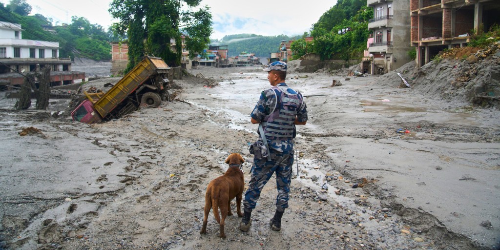 Rescue workers race against time to find survivors, as the Nepali government has warned the death toll from Wednesday’s catastrophe is likely to climb, with alm