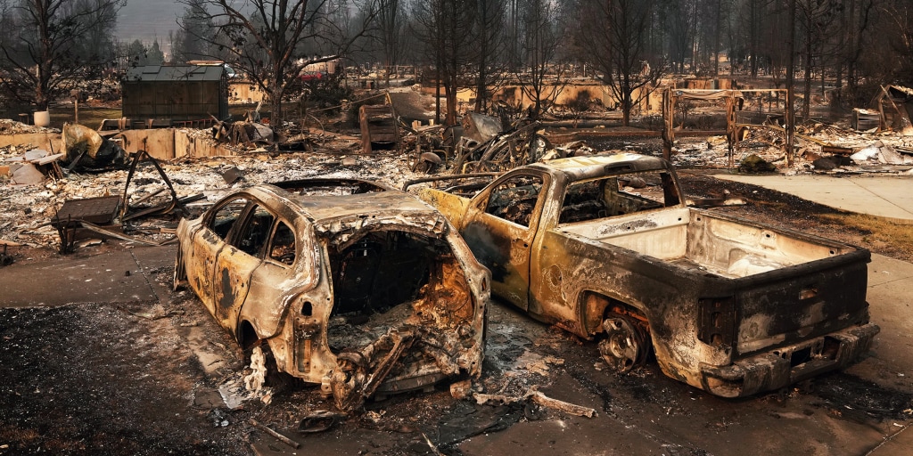 A 37-year-old Spokane, Washington, resident with a previous manslaughter conviction is arrested in connection with the largest of the region’s three wildfires, 