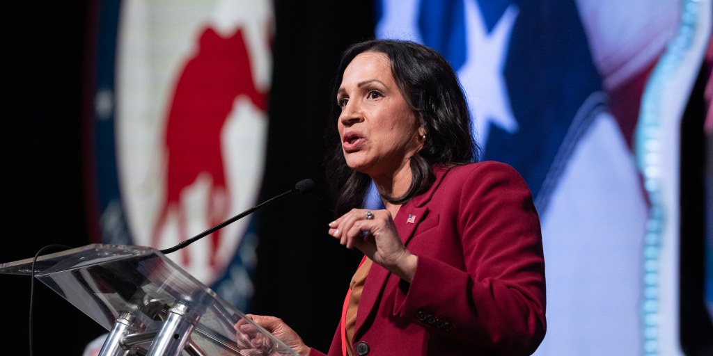 Lisa Demuth pauses at the Minnesota GOP convention to thank whatever higher power convinced Republicans that maybe the serially sued election truther shouldn’t be their standard-bearer this time.