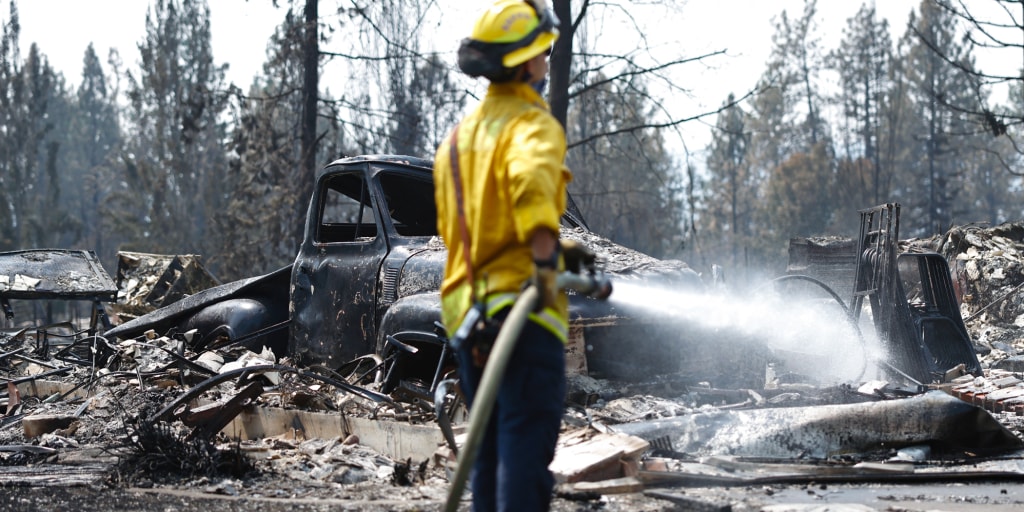 As nearly 100 large wildfires burn across the U.S., the nation’s firefighting system is shifting crews and equipment among some of the country’s most dangerous 