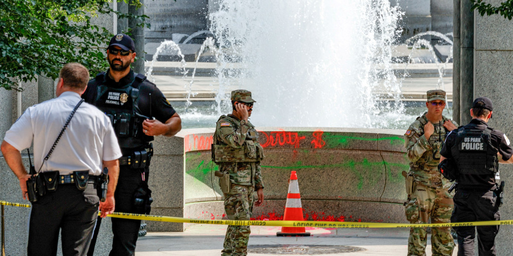 Woman arrested on felony charges in World War II memorial vandalism case