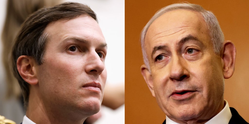 President Trump’s son-in-law and envoy Jared Kushner meets with Israeli Prime Minister Benjamin Netanyahu after rare talks with the leader of Hamas, in a new pu
