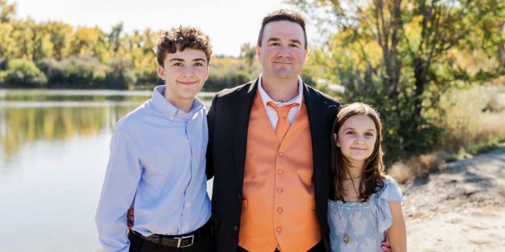 Firefighter Adam Ghekiere learned of the attack that took the lives of his wife and their combined four children when it came over the police radio while he was