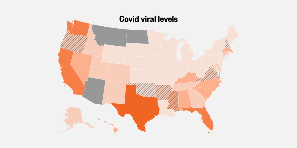 The CDC raised its benchmark for levels of the Covid virus in wastewater, adjusting a key metric for assessing the disease’s transmission. As a result, officials may now classify a level that once counted as high transmission as moderate instead.