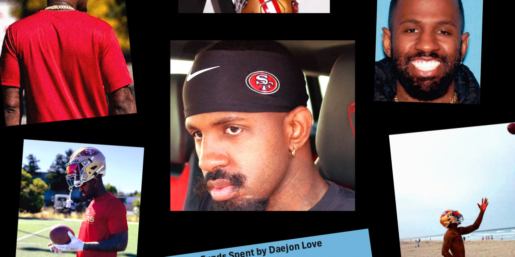 Daejon Love claimed to be a San Francisco 49ers player and flaunted a lavish lifestyle online as he connected with women. But prosecutors say he was never on an NFL roster. Love and his 18-year-old associate, Taylor Chan, are accused of defrauding 26 women out