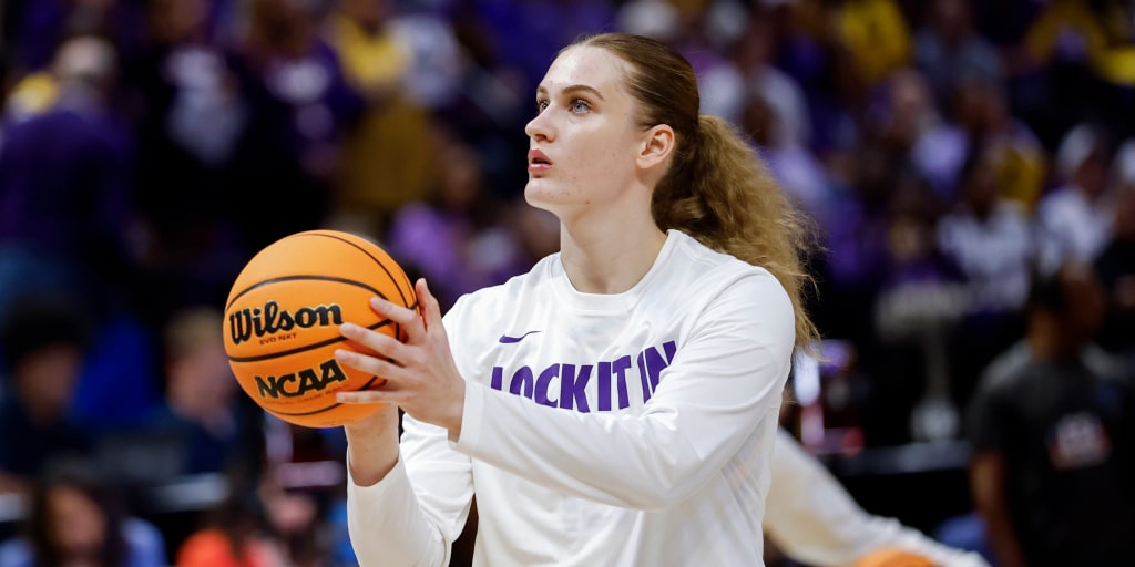 Ukrainian forward Kate Koval announces in a social media post that she is leaving LSU’s women’s basketball program because the team signed a Russian player.