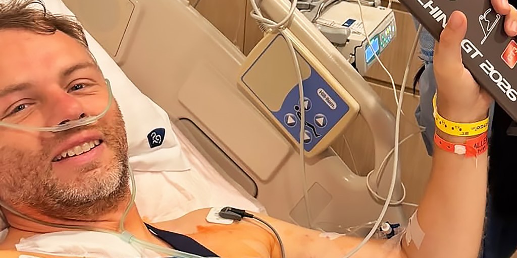 British driver Ollie Millroy thanks rival Loek Hartog for saving his life after the Dutch racer stopped and pulled him from a burning Ferrari during a China GT Championship race in Shanghai.