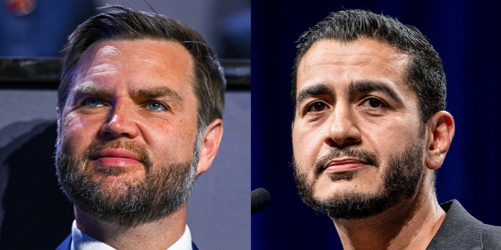 “If you’re one of the few Republicans who’s running against a Democrat who’s not that crazy, then just talk about Abdul El-Sayed. He’s got enough material for the whole country,” Vice President JD Vance tells House Republicans.