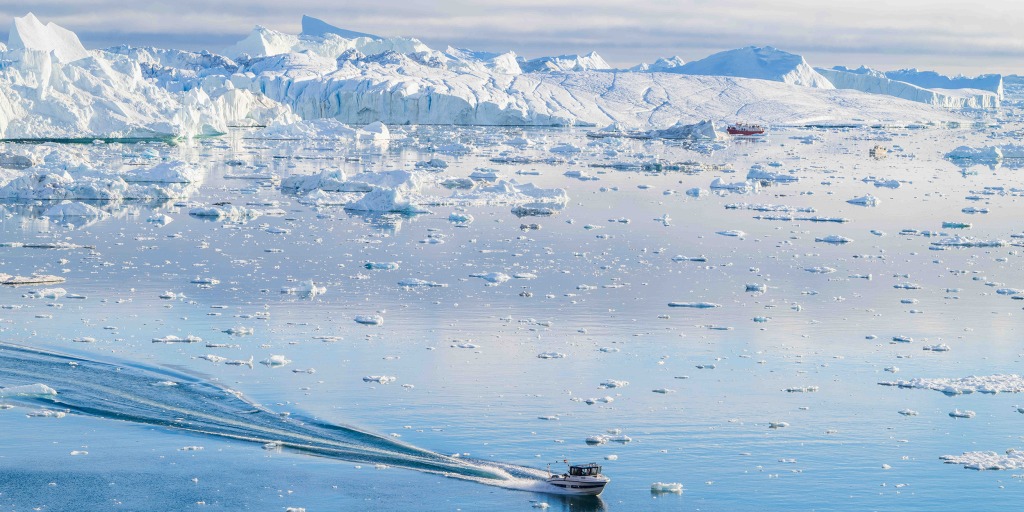 About 12.5 trillion tons of ice from glaciers in Greenland and Antarctica have melted since 1979, which is enough frozen water to stack ice five feet deep across the continental U.S., according to a major scientific report.