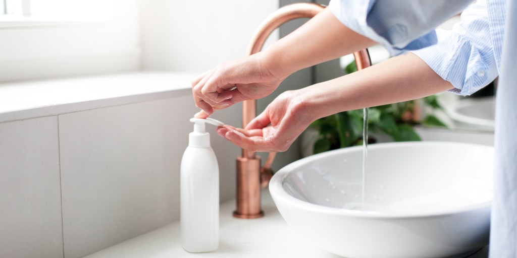 Thousands of bottles of hand soap were just recalled for possible bacterial cont...