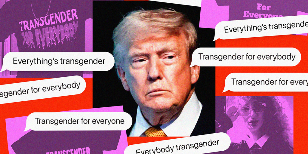 When President Trump first said the phrase “transgender for everyone," he meant it as an insult, a sign of how extreme his political opponents had become. Now, though, some LGBTQ artists, activists and allies are transforming the president’s oft-used words int