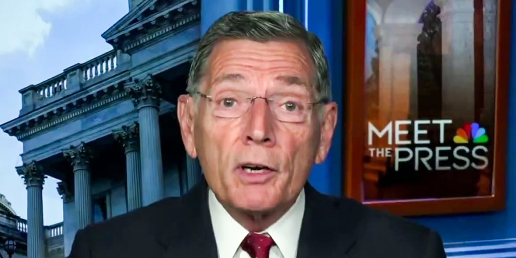 The Republican senator’s comments to ‘Meet the Press’ come after reporters from MS NOW, Politico and CNN were barred from entering White House grounds.