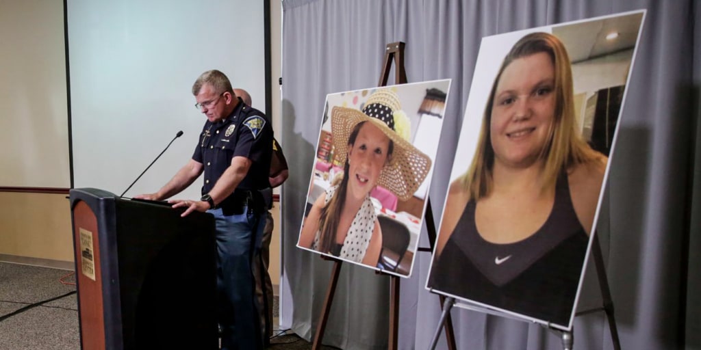 A man serving 130 years in prison for killing two teen girls in Indiana asks an appeals court to overturn his convictions, saying he confessed during a psychological crisis.