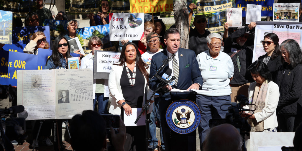 Democratic lawmakers and local activists scramble to stop the closure of a National Archives and Records Administration facility in San Bruno, California, which houses more than 750,000 records.