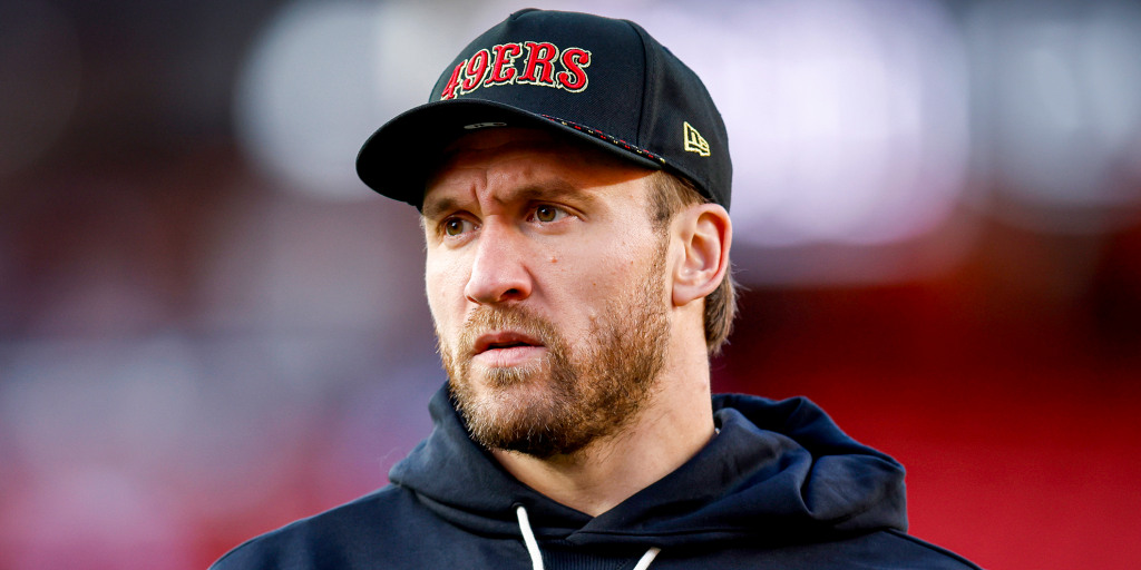The NFL fines San Francisco 49ers fullback Kyle Juszczyk for an alleged act of “offensive demonstration” — when the league says he feigned chugging a brew in the end zone to celebrate a touchdown.