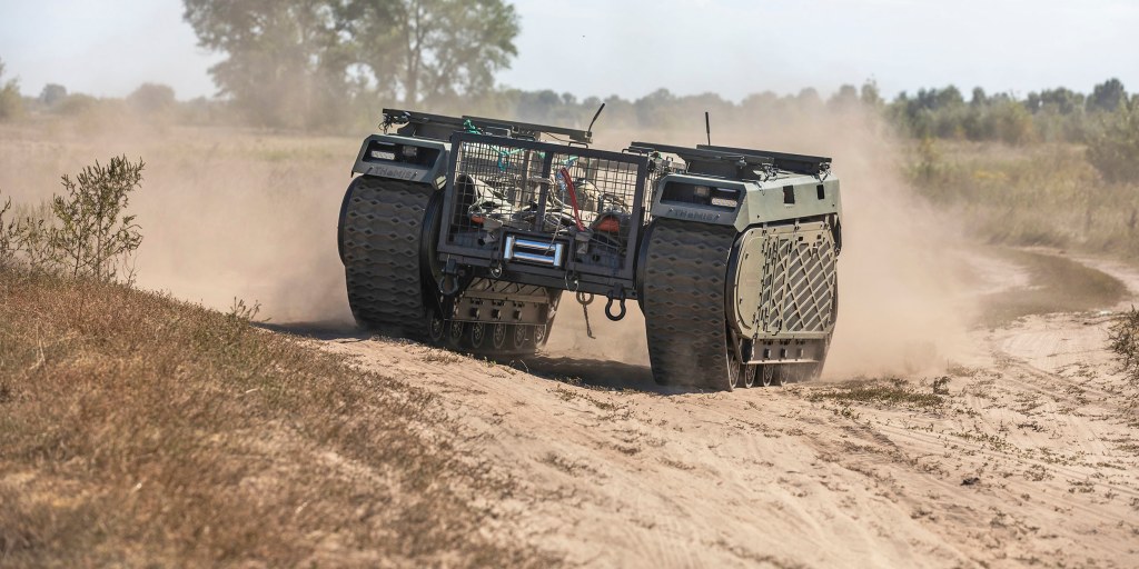 Estonian authorities say that an arson attack carried out last month on a defense company that provides military vehicles to Ukraine was an act of sabotage commissioned by Russian security services.