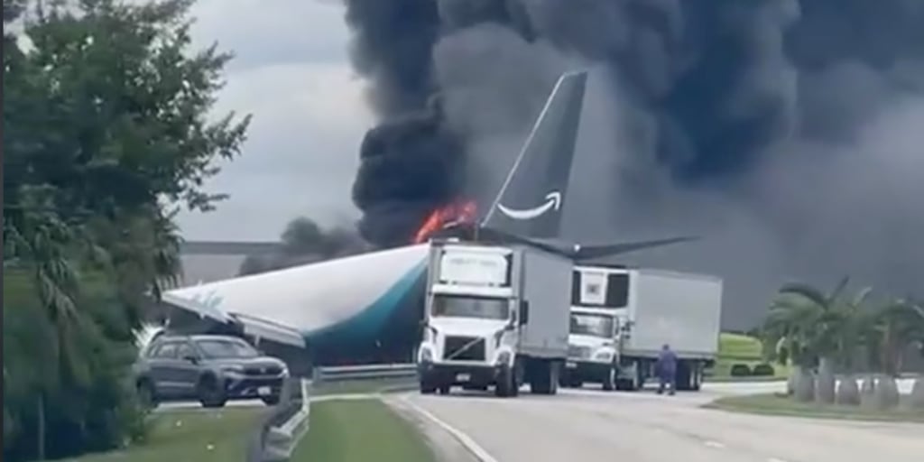 Qué se sabe del avión de Amazon que se estrelló en Miami con un saldo de al menos 5 muertos