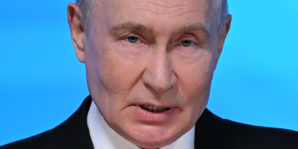 President Vladimir Putin says that Russia is not planning to attack European countries but will respond to aggression with “all weapons” in its arsenal.