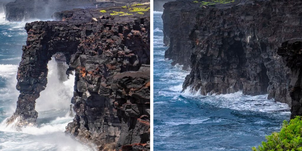 Hawaii’s picturesque Hōlei Sea Arch collapses into the ocean