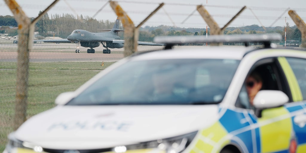 The U.S. Air Force rushes to return home all of its bombers stationed at RAF Fairford, a U.S.-run military air base in England used to strike Iran, following an investigation into a possible planned terrorist attack at the base.