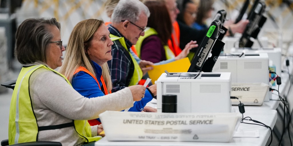 Democrats are changing how they vote, requesting fewer mail ballots than in past elections but returning the ones they do request more quickly, according to a new NBC News Decision Desk analysis of the early vote conducted in coordination with the University o