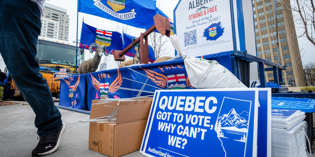 Alberta voters reject a move toward independence in referendum, CBC projects