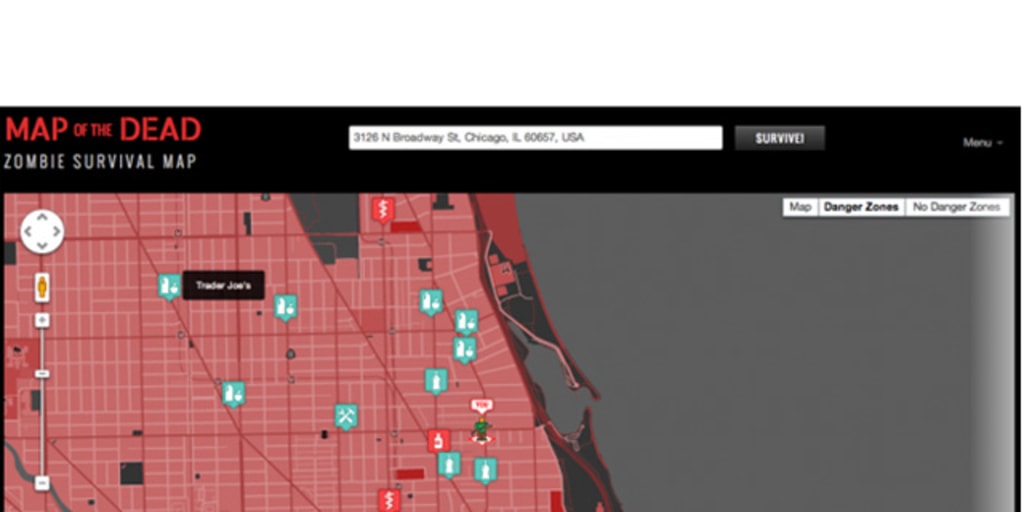 Map Of The Dead Survive Zombie Apocalypse With 'Map Of The Dead'