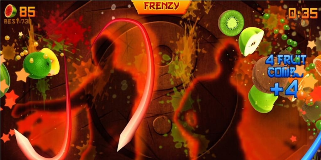 Fruit Ninja Kinect Demo Gameplay 