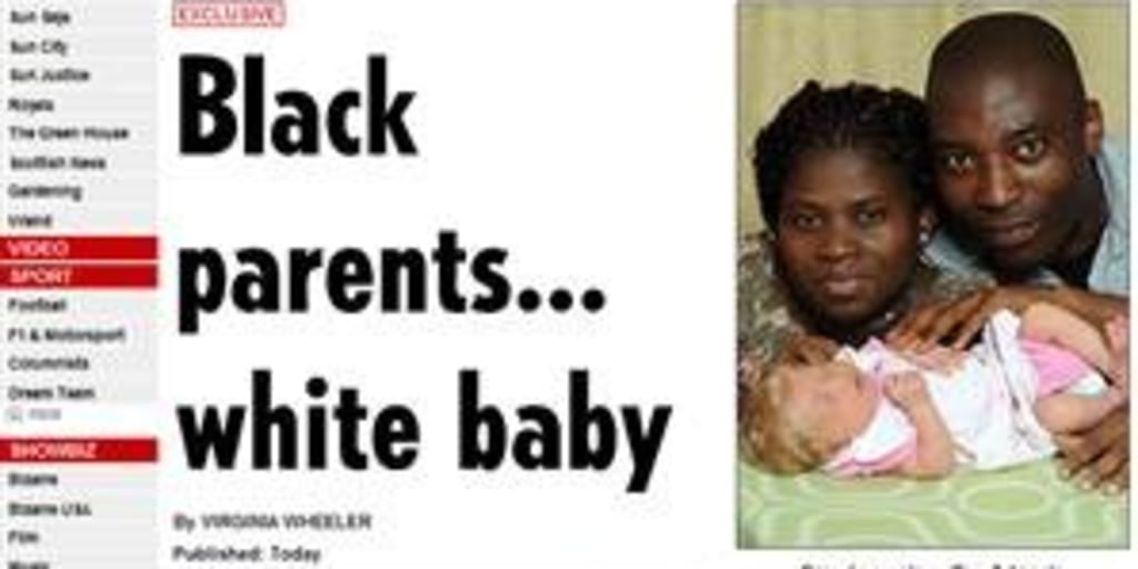 Black baby to girl giving birth Black parents