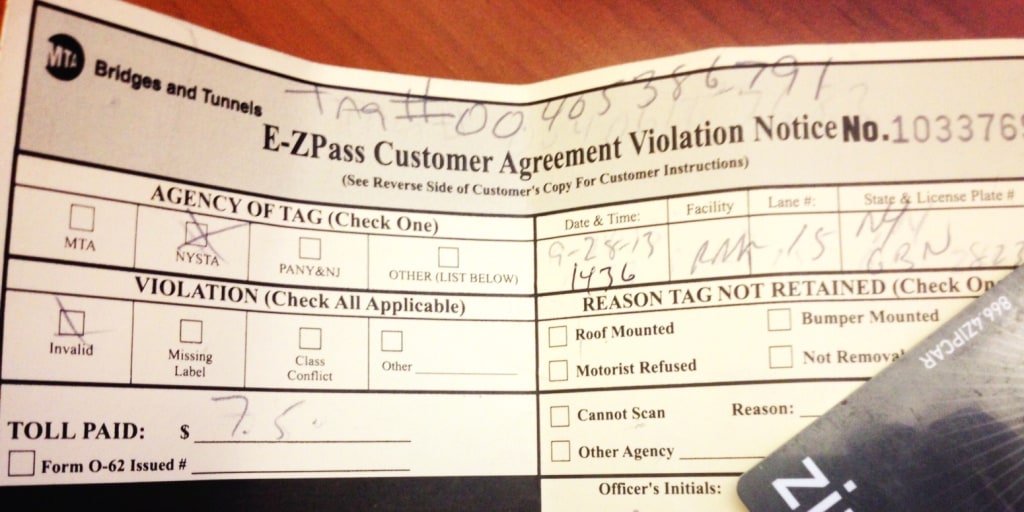 Zipcar drivers pulled over, E-ZPasses confiscated