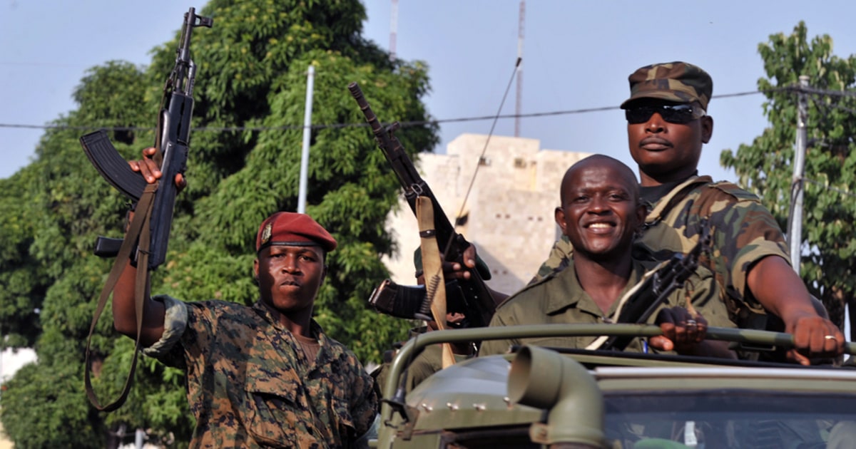 Coup Leader Parades Through Guinea Capital