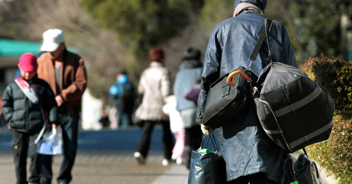 In Japan, laid off can also mean homeless