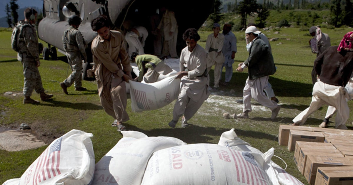 U.S. Aid Reaches Flood-ravaged Pakistan