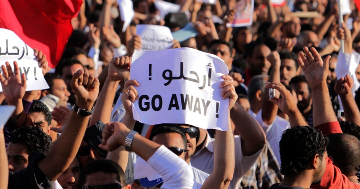 Middle East Riot Mideast protests at a glance