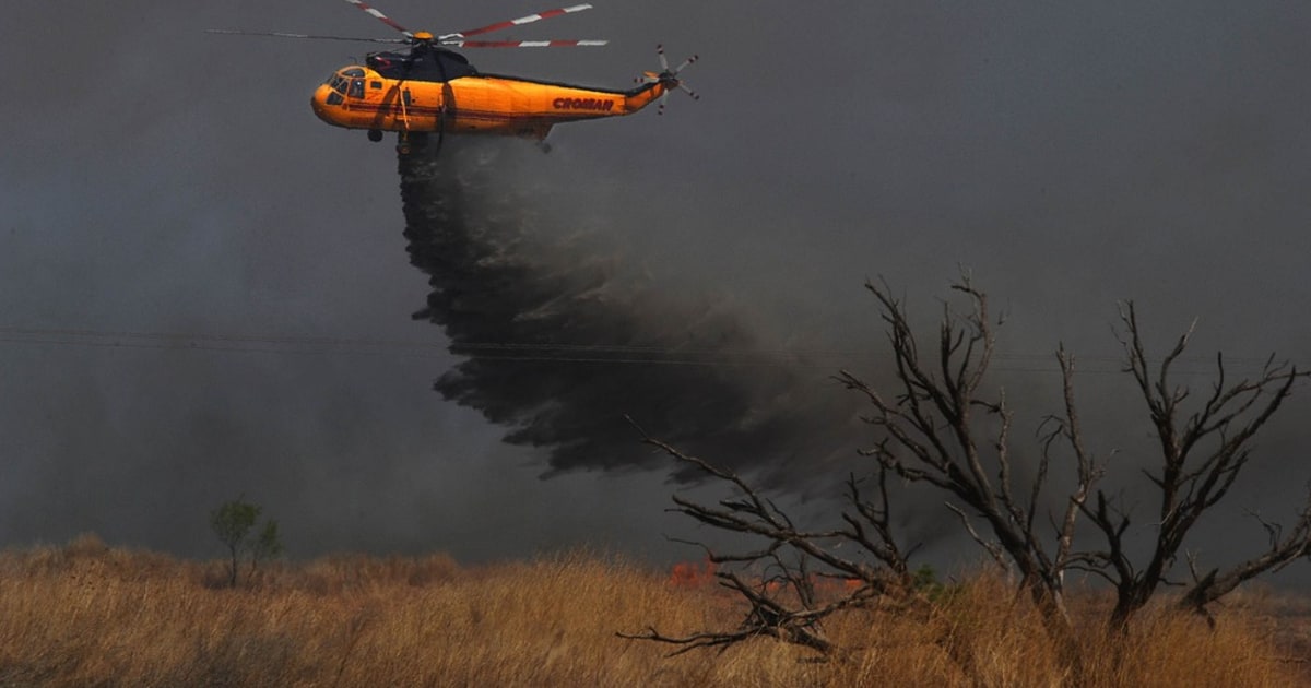 Texas firefighters continue to battle wildfires after losing one of ...