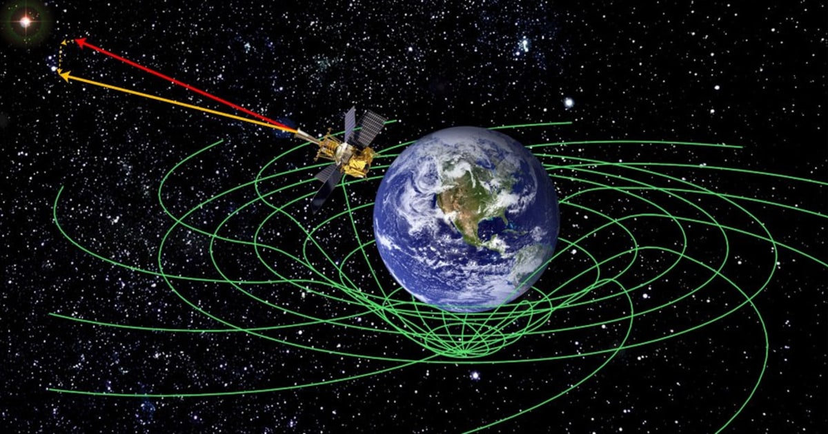 Satellite confirms that we live in a space-time warp