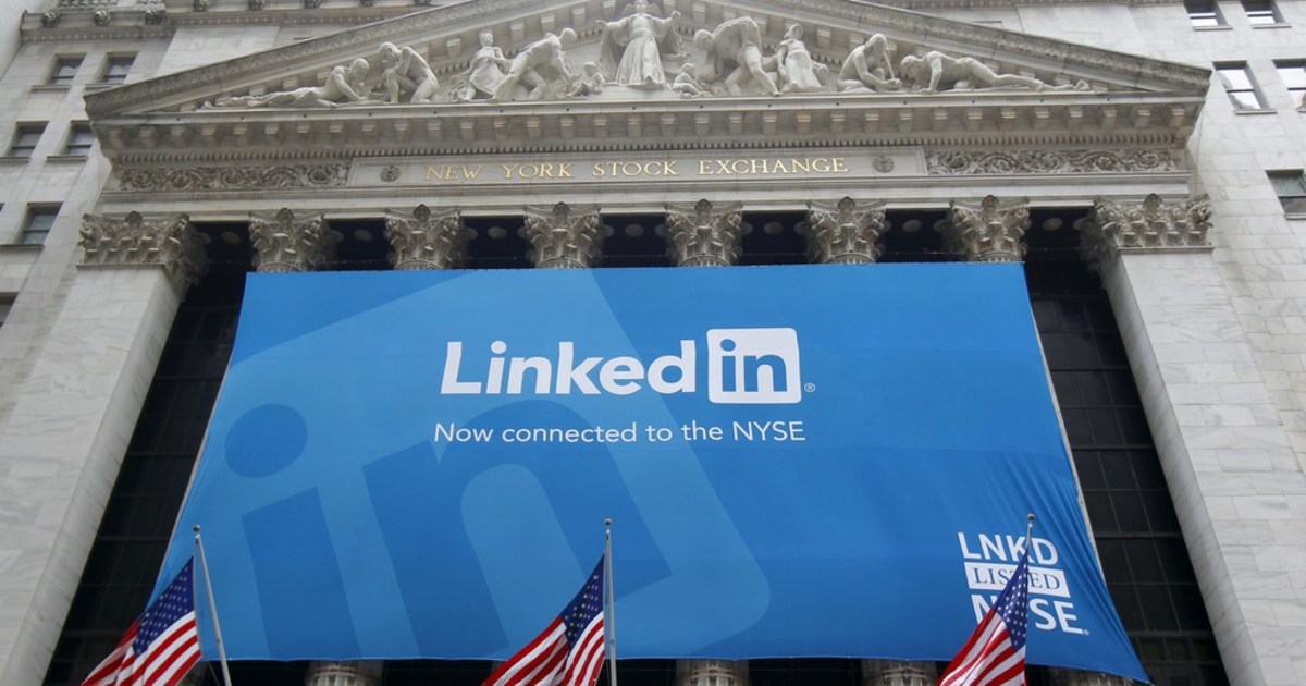 You are now connected. LINKEDIN stock.