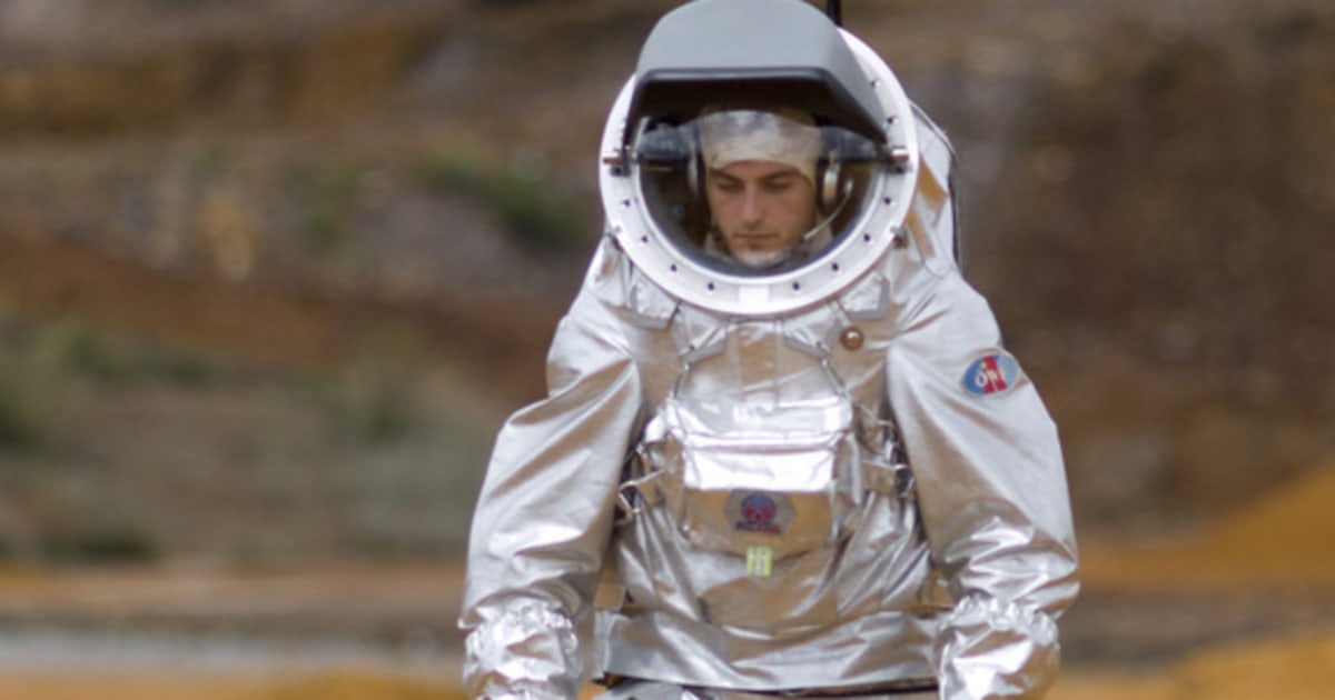How do you keep spacesuits germfree on Mars?