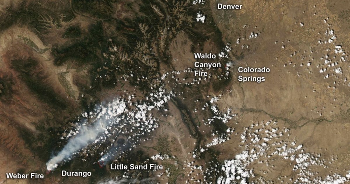 Lack of spring snow primed Colorado wildfires