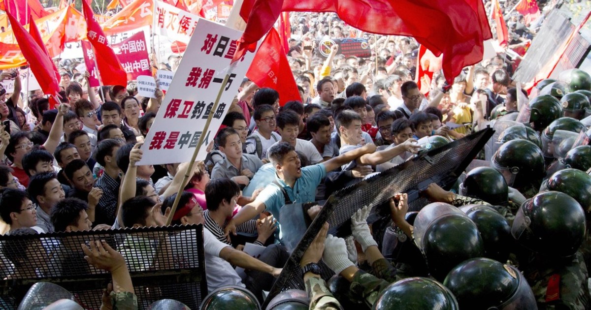 Anti-Japan protests erupt in China over islands dispute