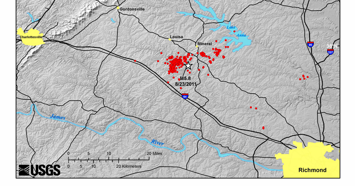 Why the Virginia earthquake of 2011 traveled the way it did