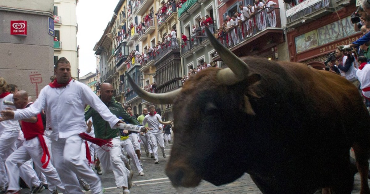 Three gored in running of the bulls