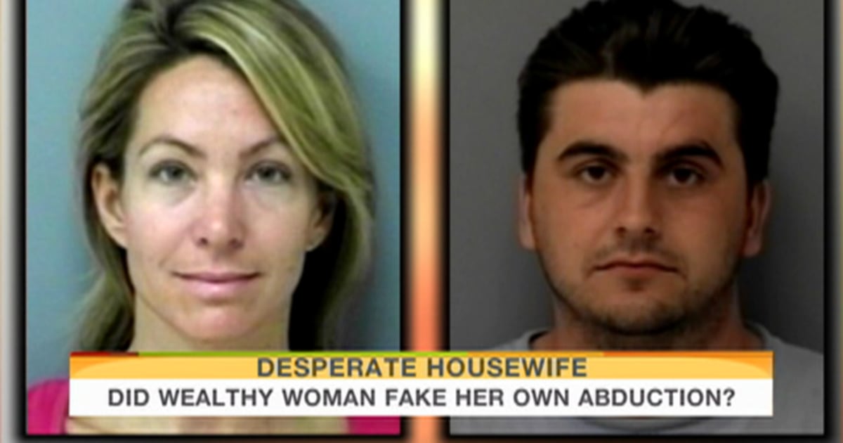 Desperate housewife? Kidnap victim? Or both?