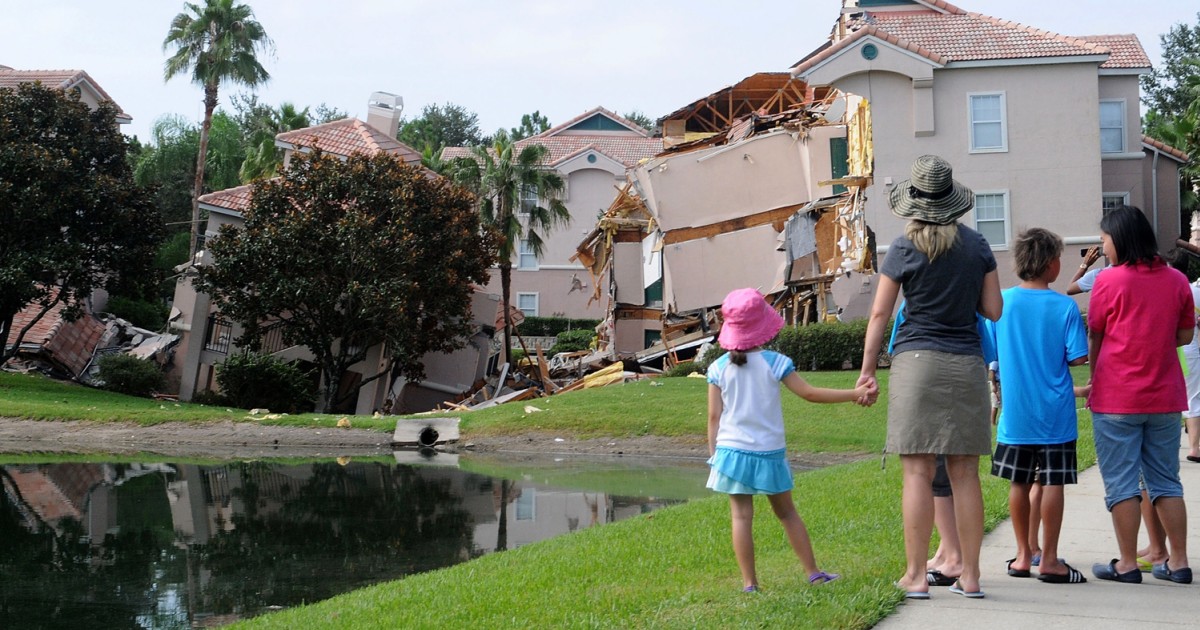Striking sinkholes: Earth opens up
