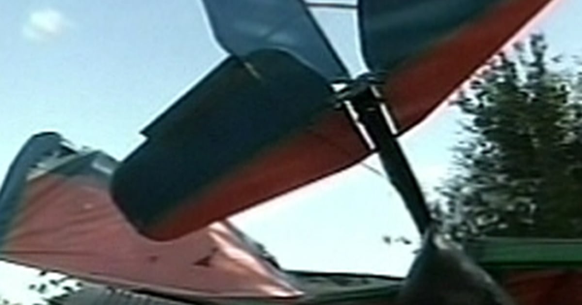Plane hits roof disrupts man #39 s nap