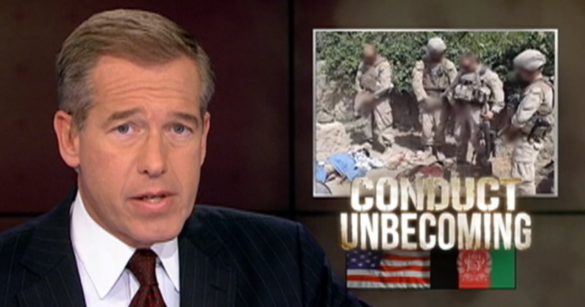 shows troops urinating on dead bodies